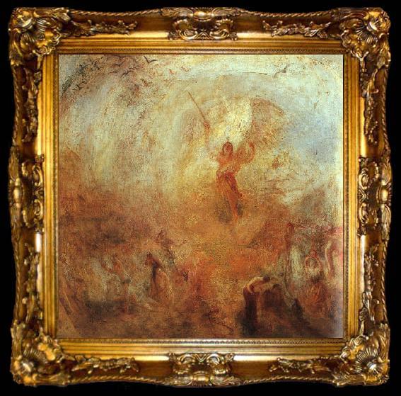 framed  Joseph Mallord William Turner Angel Standing in a Storm, ta009-2